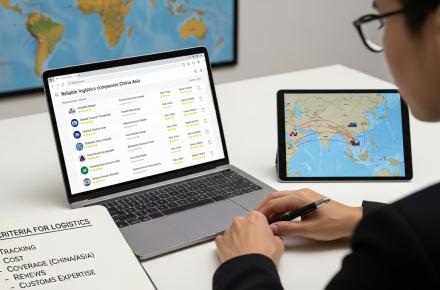 China and Asia how to find reliable logistics company